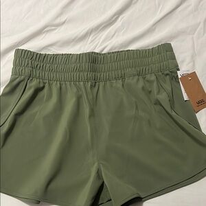 Vans Women's Sage Green Athletic Shorts